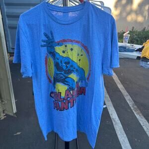 Vintage blue marvel black panther